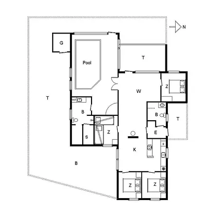 Дом отдыха Bl406-saltum-graabakken-57